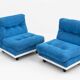 Vintage Italian Modern lounge chairs, 1970s