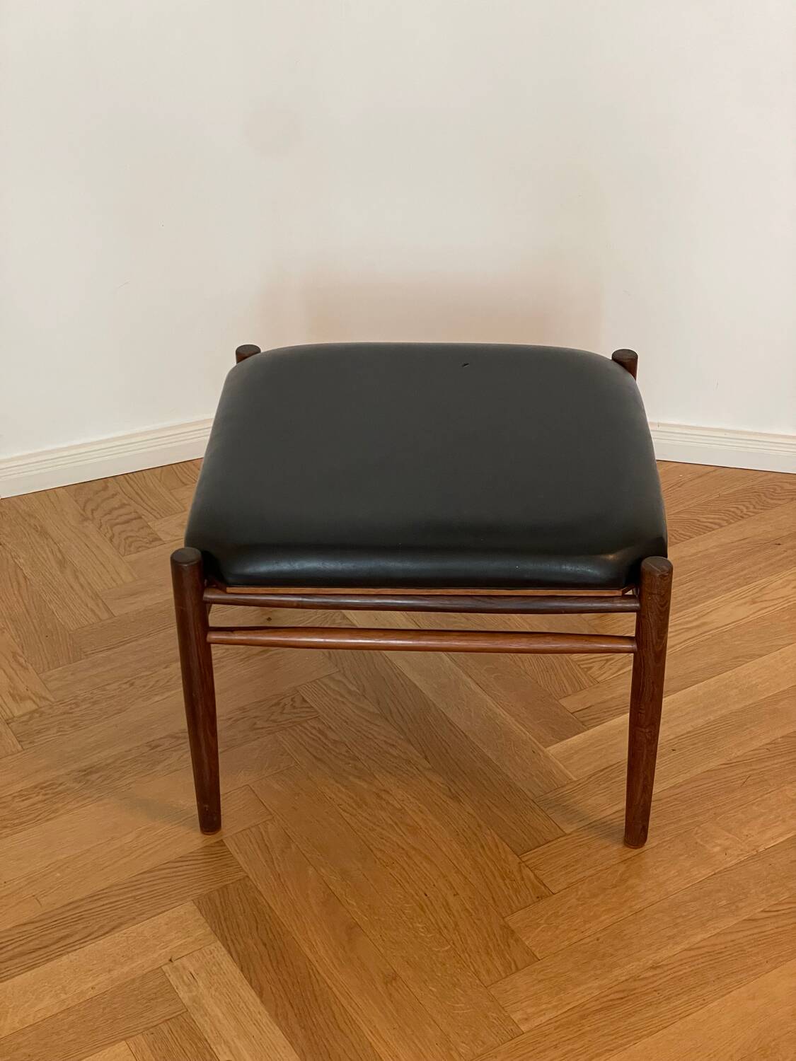 Danish Palisander Stool Ottoman MidCentury 1960s