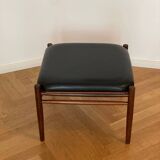 Tabouret, ottoman danois en palissandre 1960