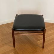 Danish Palisander Stool Ottoman MidCentury 1960s