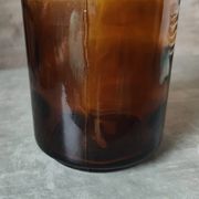 Bouteille verre ambré
