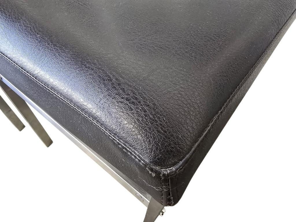 Set of 4 vintage chrome chairs / dining chairs