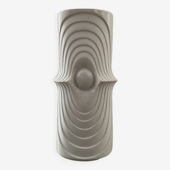 Op art vase in royal bavaria kpm porcelain 1970s