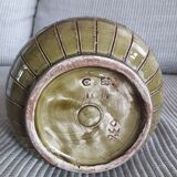 Vintage signed vase in Italian ceramic