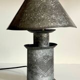 Heart Lamp Zinc Vintage