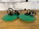 Pair of green bowls