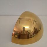 8 half moon sconces, Hollywood regency, brass, 60/70
