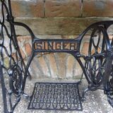 Singer table cast iron and marble