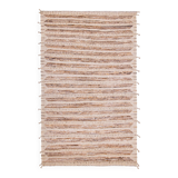 Beige Afghan rug 246 x 155 cm