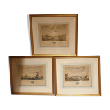 3 marine engravings