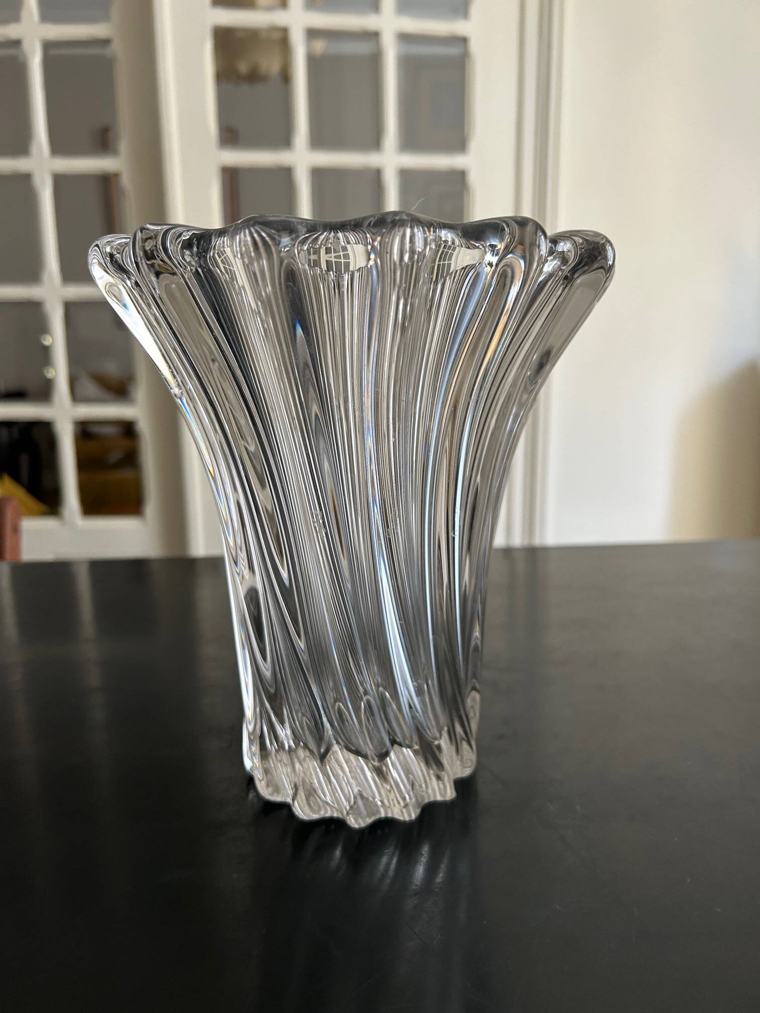 Pierre D'Avesn crystal vase