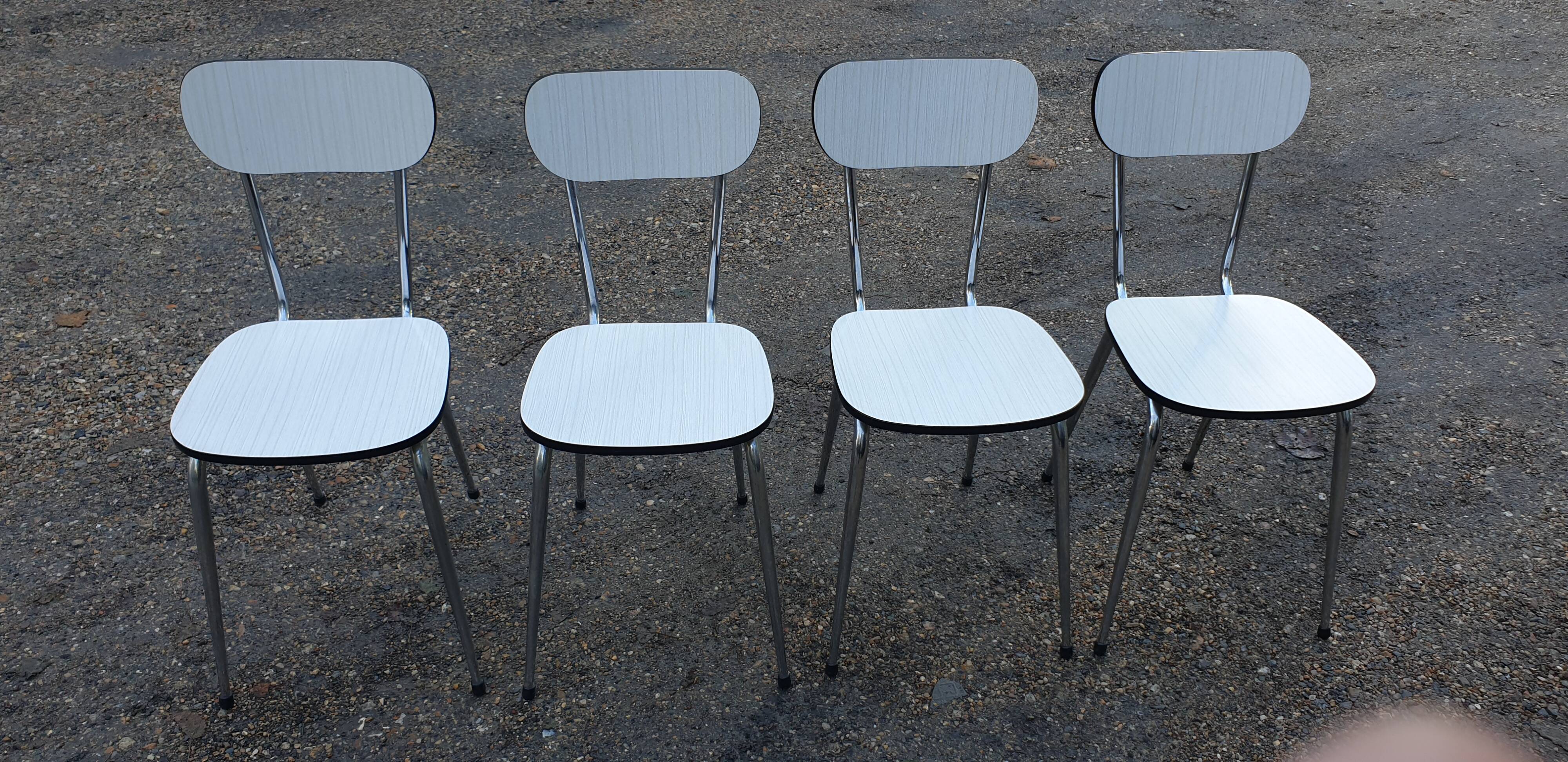 4 formica chairs