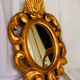 Miroir vintage en bois doré