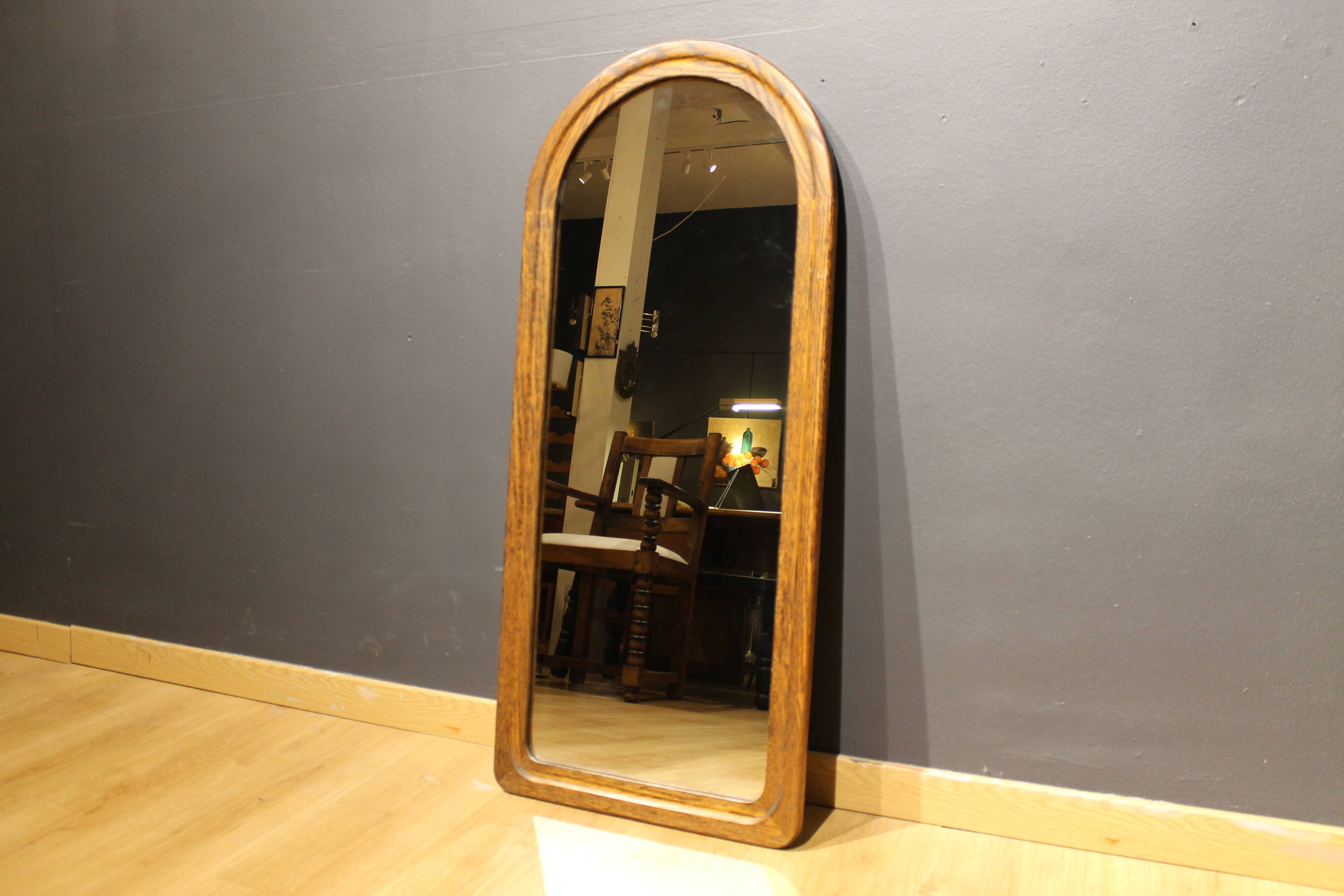 Vintage solid wood mirror