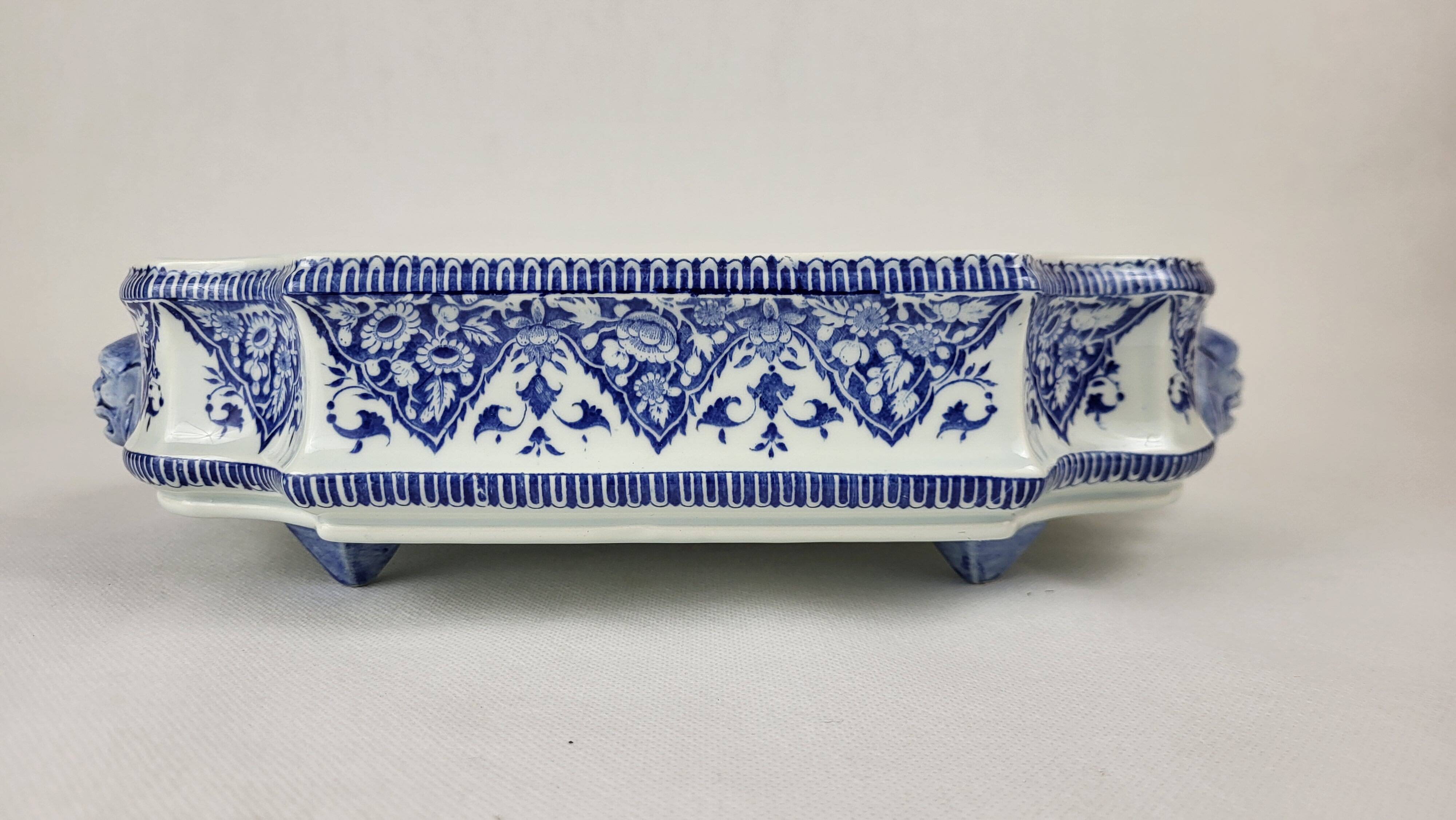 20th century Gien earthenware basin