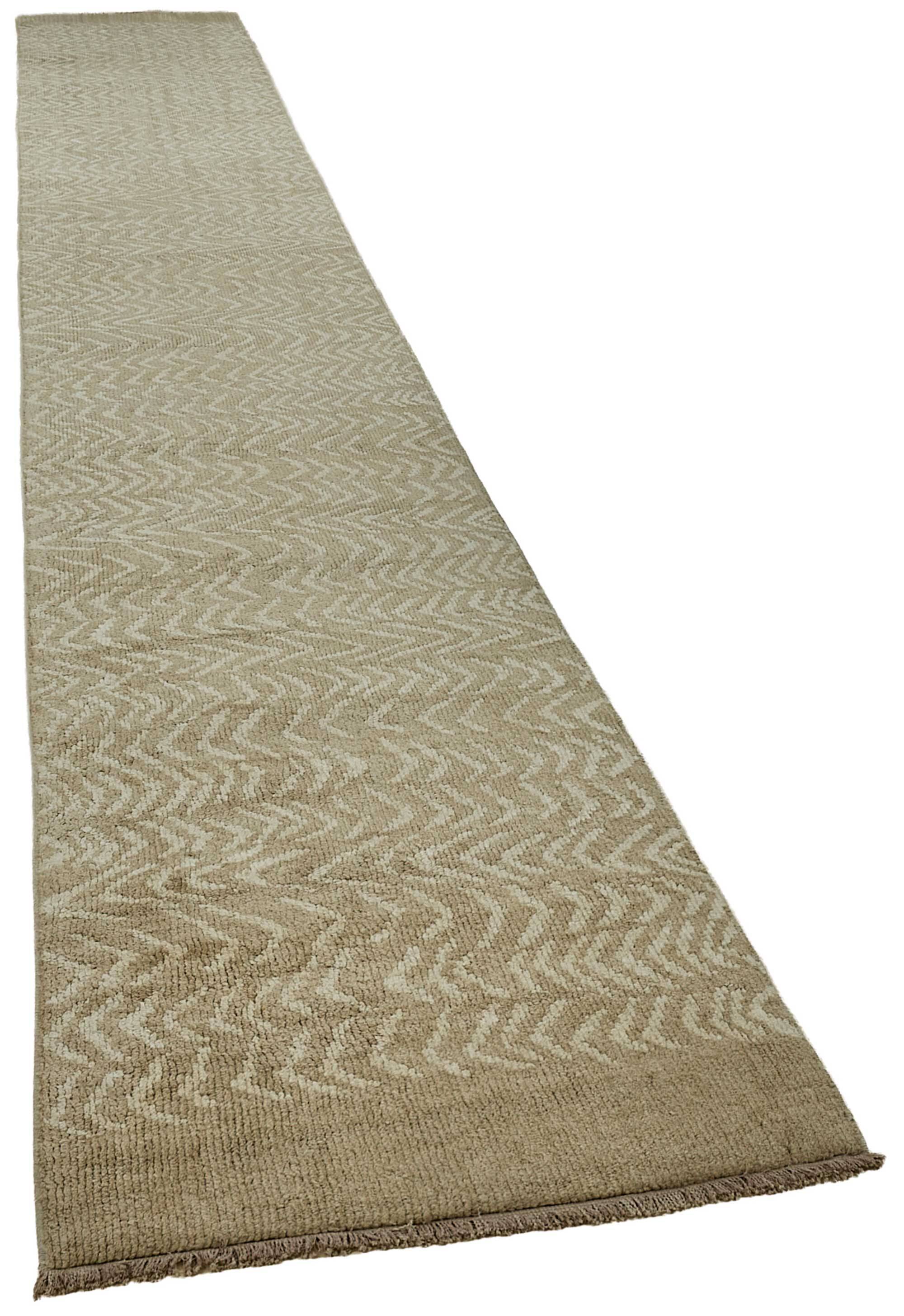 Turkish Handcrafted Loom Oushak Rug 85 cm x 606 cm