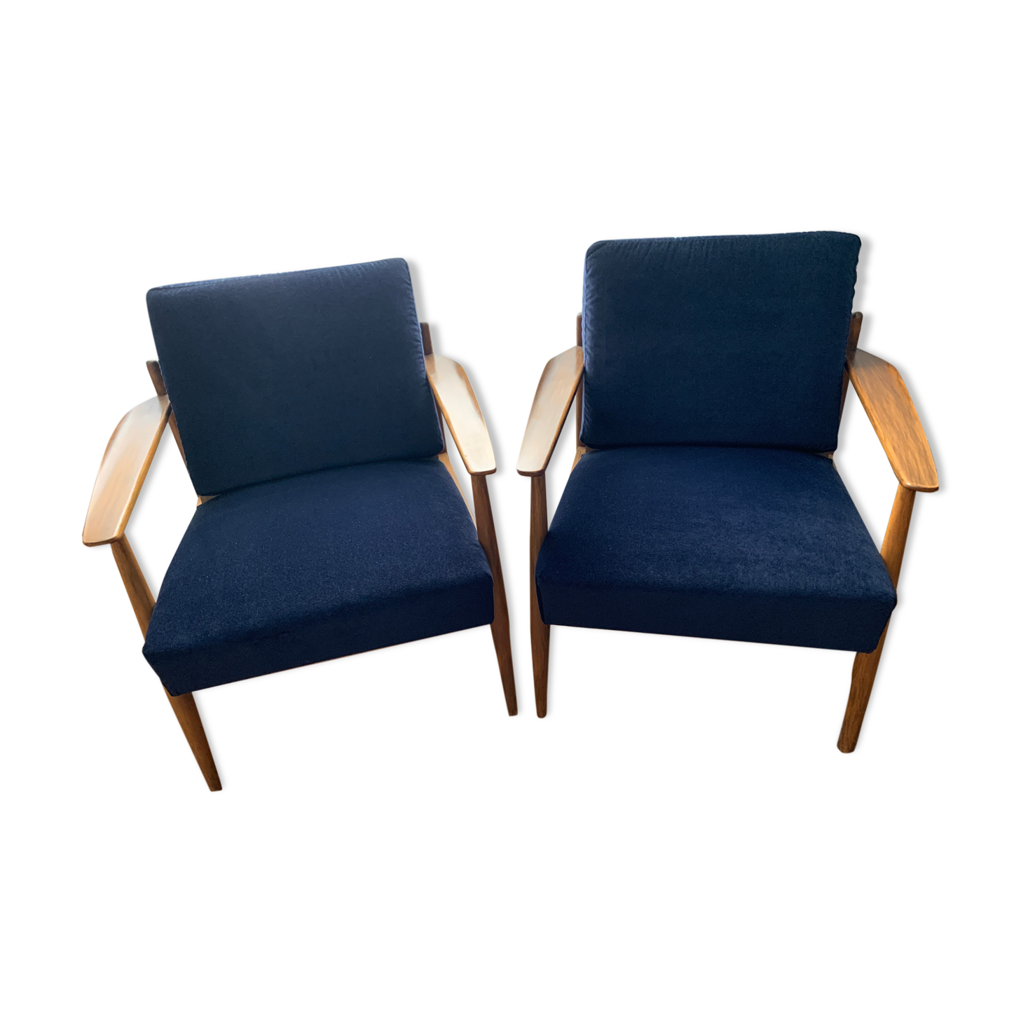 Pair of Scandinavian armchairs