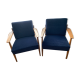 Pair of Scandinavian armchairs