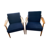 Paire de fauteuils scandinaves