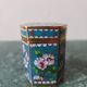Cloisonné enamel opium box