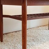 Scandinavian coffee table circa 1960 - by F. Ohlsson in teak (model Sesam, brand Tingstrom)