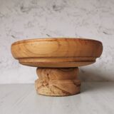Compotier orme bois sculpté