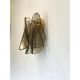 Modern Art Glass “Rondini” Wall Sconces in Smoked Fumè Murano Style