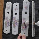 Porcelain handles and cover plates