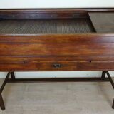 Very rare Napoleon III period system desk in solid oak circa 1850 stamped Stolzenberg