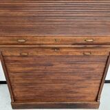Solid oak curtain cabinet, circa 1930