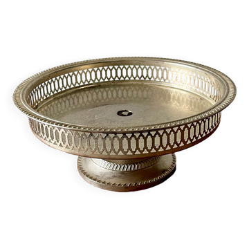 Silver-plated fruit bowl