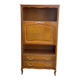 Secrétaire art nouveau Louis XV bois massif chêne moyen satin