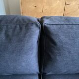 3-seater flannel upholstered sofa.