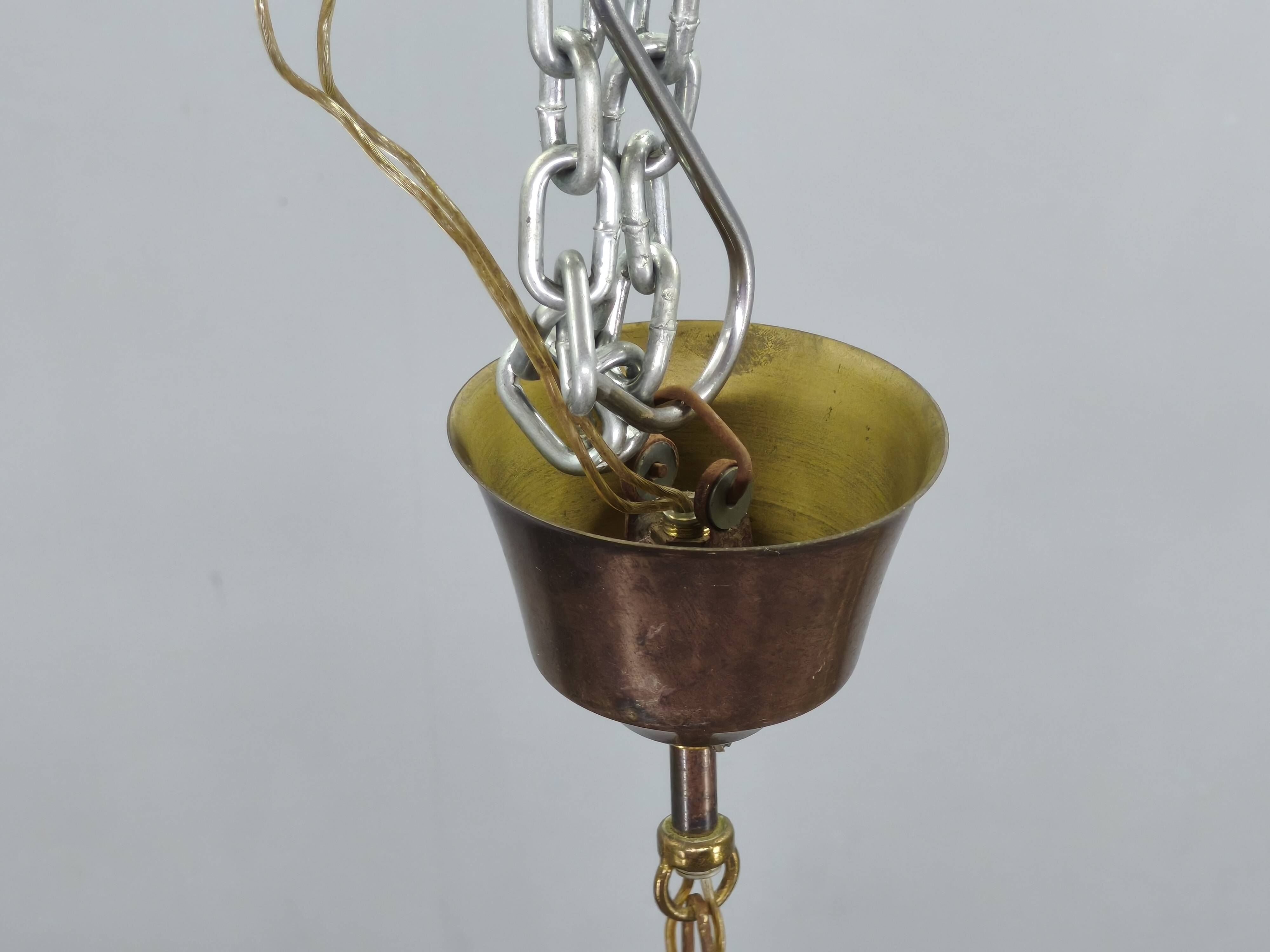Pair of Murano Glass Pendant Lights, Italy, 1960s