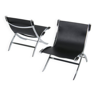 A set of Scissor Chairs - Paul Tuttle & Antonio Citterio