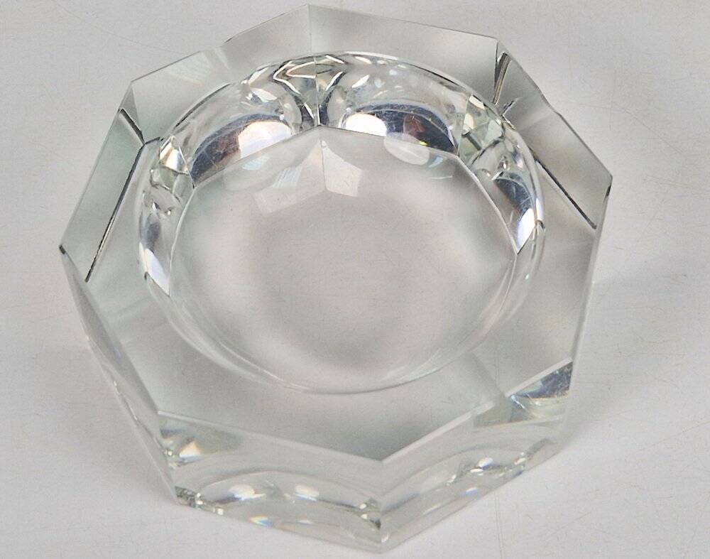 Art Nouveau Crystal Ashtray from Moser, 1940s