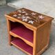 Solid wood and ceramic kitchen shelf