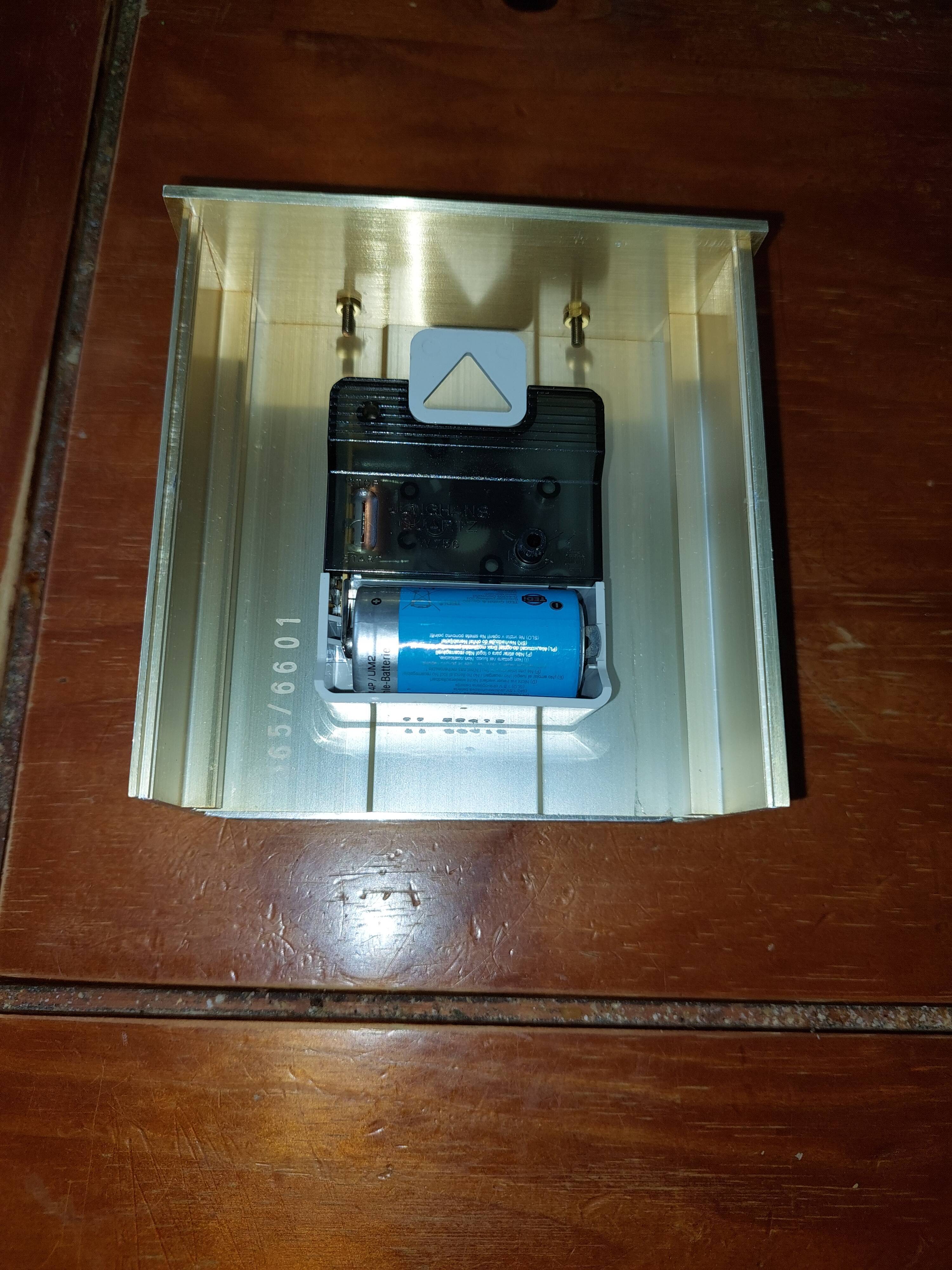 Pendulum to install junghans astra quartz brass