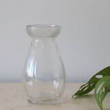 Jacynth vase in molded glass, vintage