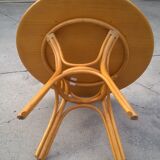 Bamboo and wood table