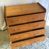 Commode 4 tiroirs années 50