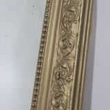 Miroir Doré Style Ancien / Louis Philippe - Arrière Rond