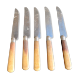5 ancient Tablinox table knives