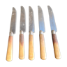 Set de 5 anciens couteaux de table Tablinox