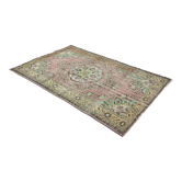 Anatolian handmade vintage rug 290 cm x 181 cm