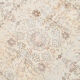 Distressed beige classic carpet 282x193cm
