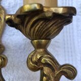 Paire d’appliques en bronze style Louis XV