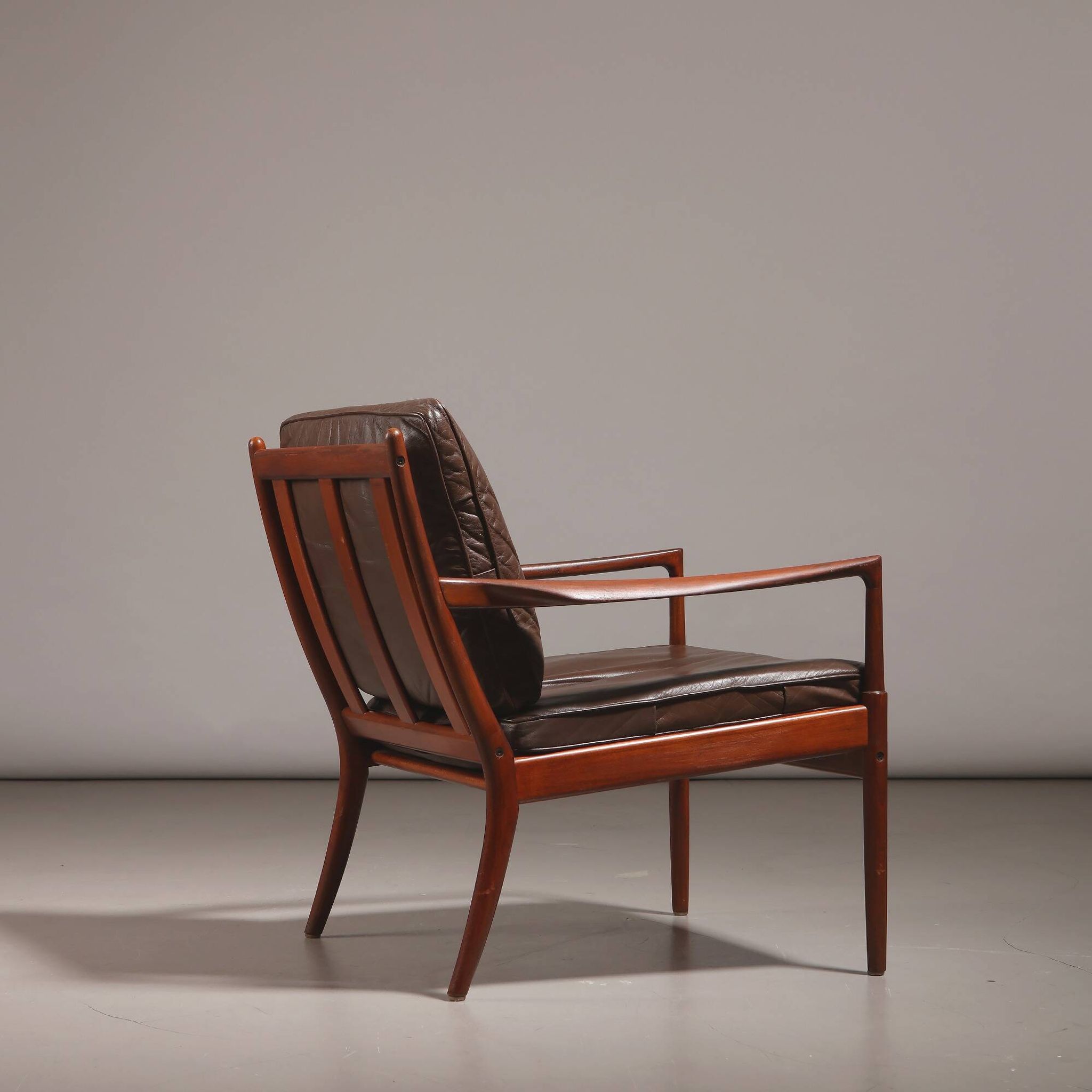 Ib Kofod-Larsen pour OPE Möbler 'Samso' fauteuil lounge, Suède, vers 1958