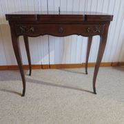 Secretary with mechanism - 4 secret drawers - lock - marquetry chessboard - 1950