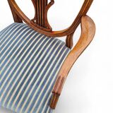 6 x English mahogany Hepplewhite chairs / 1920s